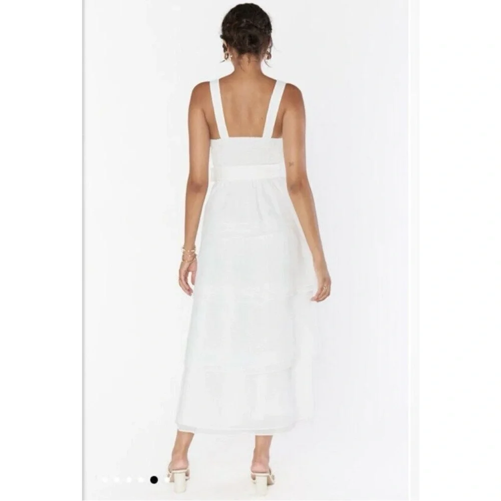 Show Me Your Mumu “Cosmopolitan” Midi Dress in White, size XXS, Love Island - Picture 5 of 10